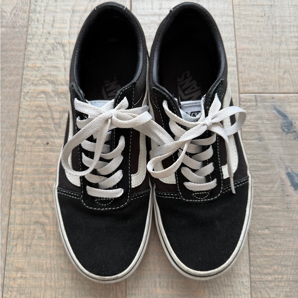 Vans Black and White Shoes